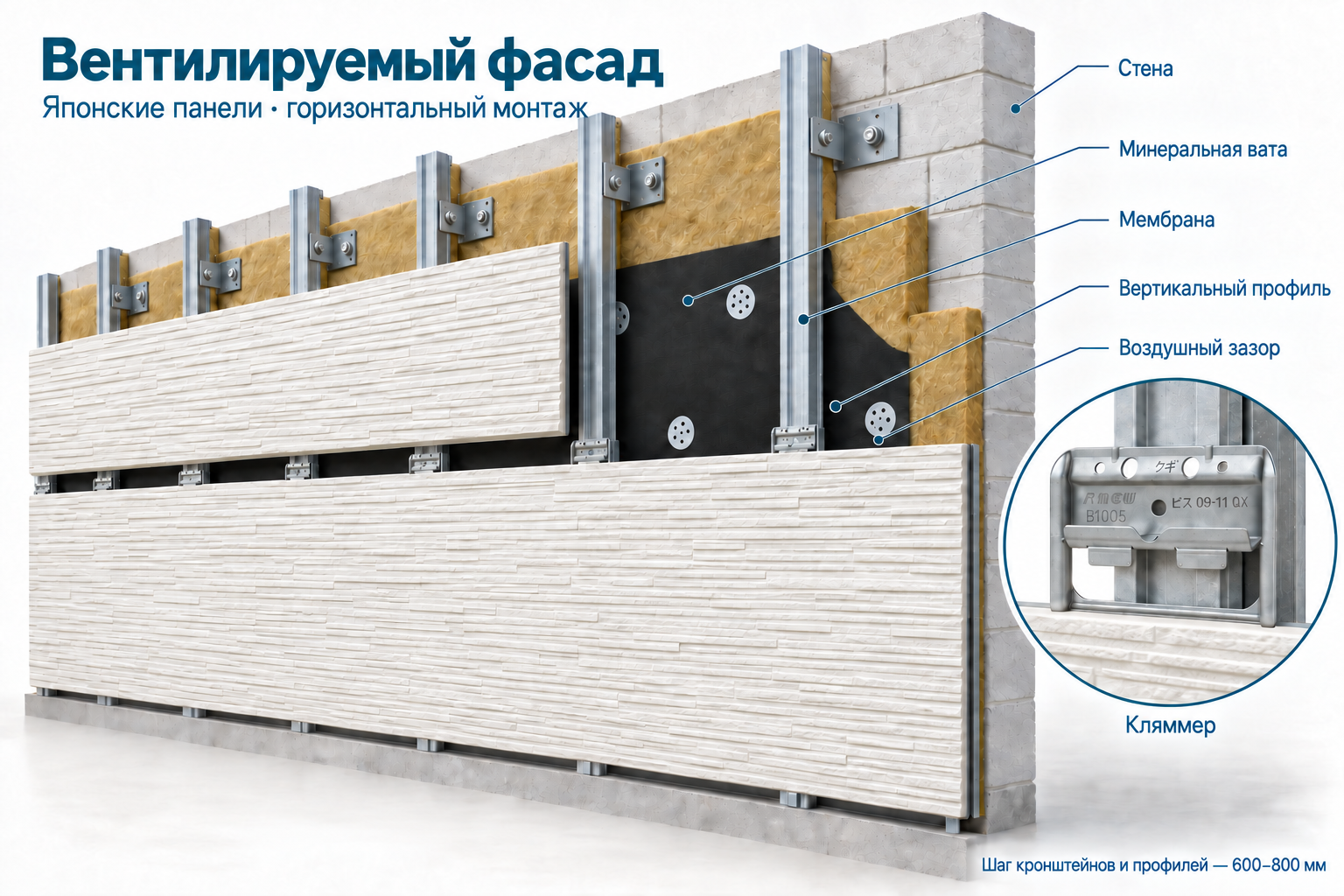 Горизонтальный монтаж · EFA5251